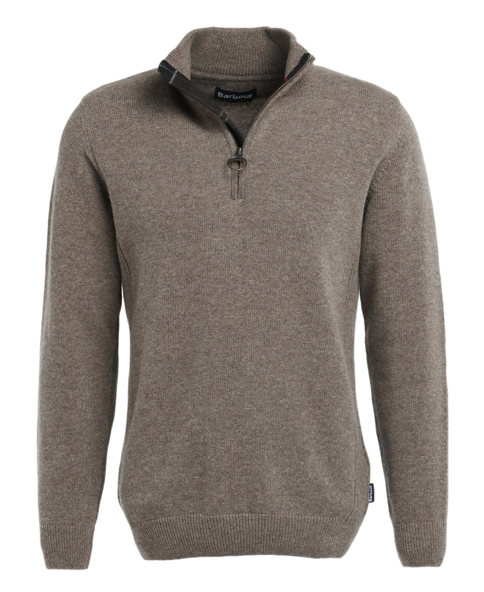 Barbour M Holden Half Zip Military Marl
