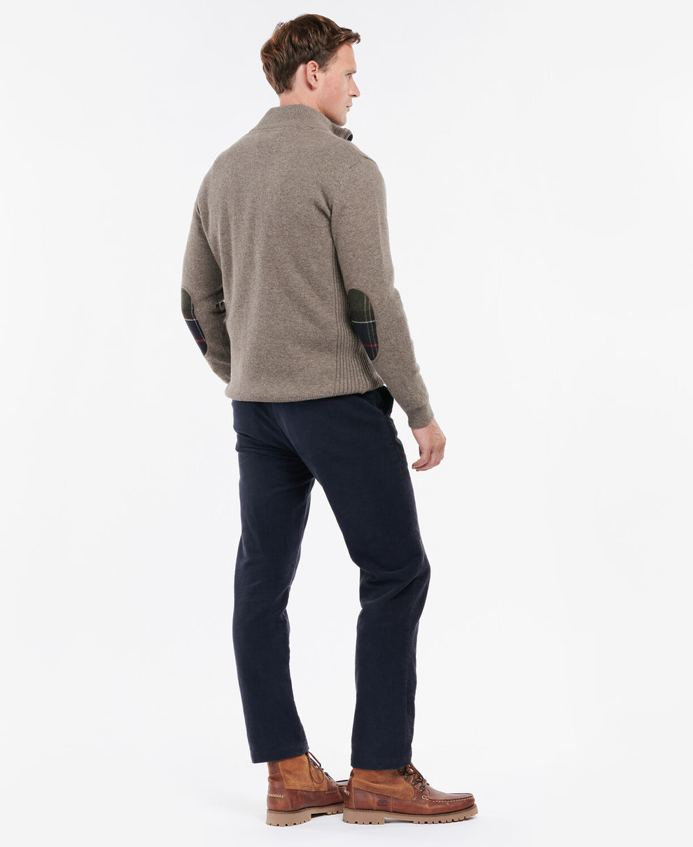 Barbour M Holden Half Zip Military Marl