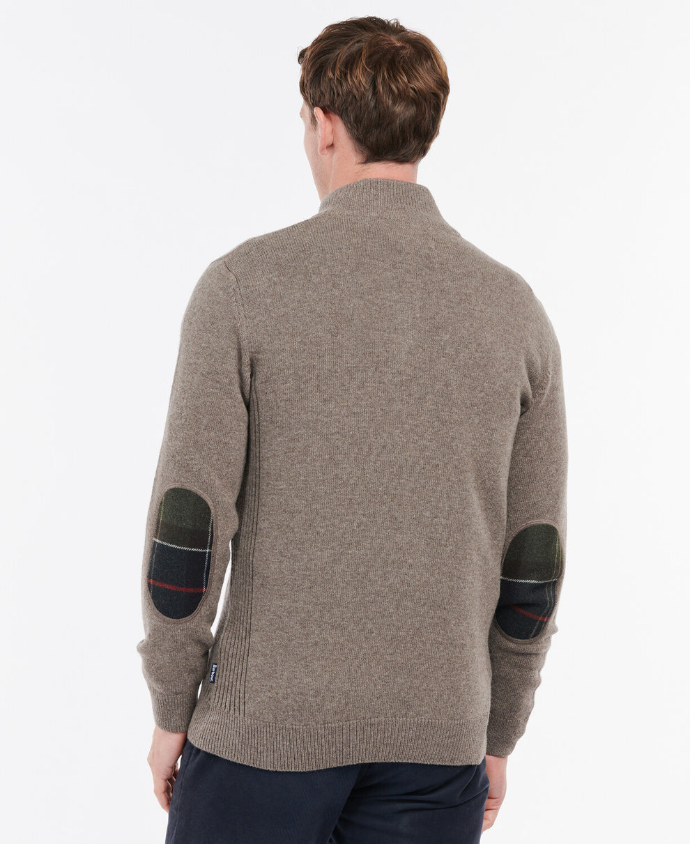 Barbour M Holden Half Zip Military Marl