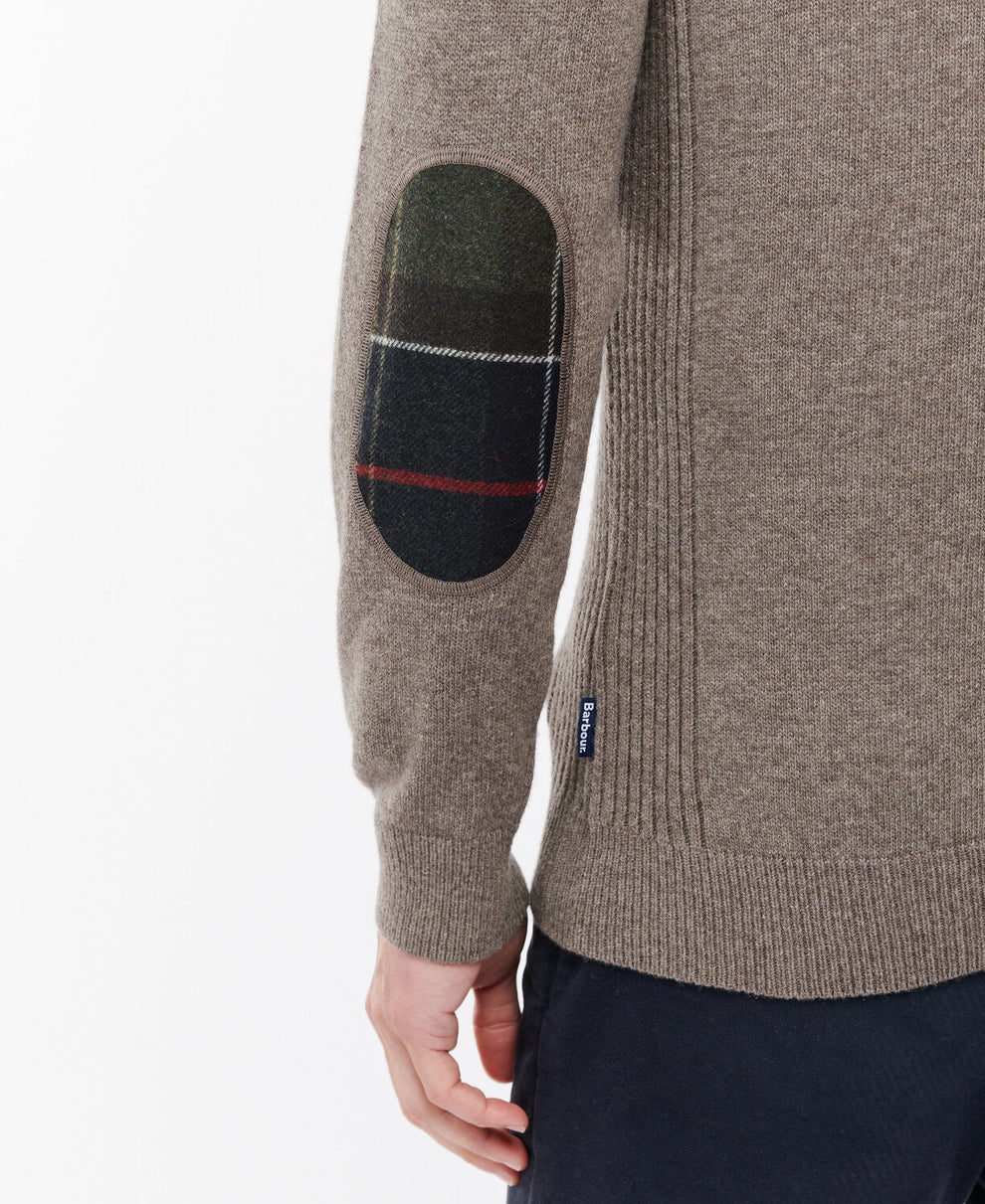 Barbour M Holden Half Zip Military Marl