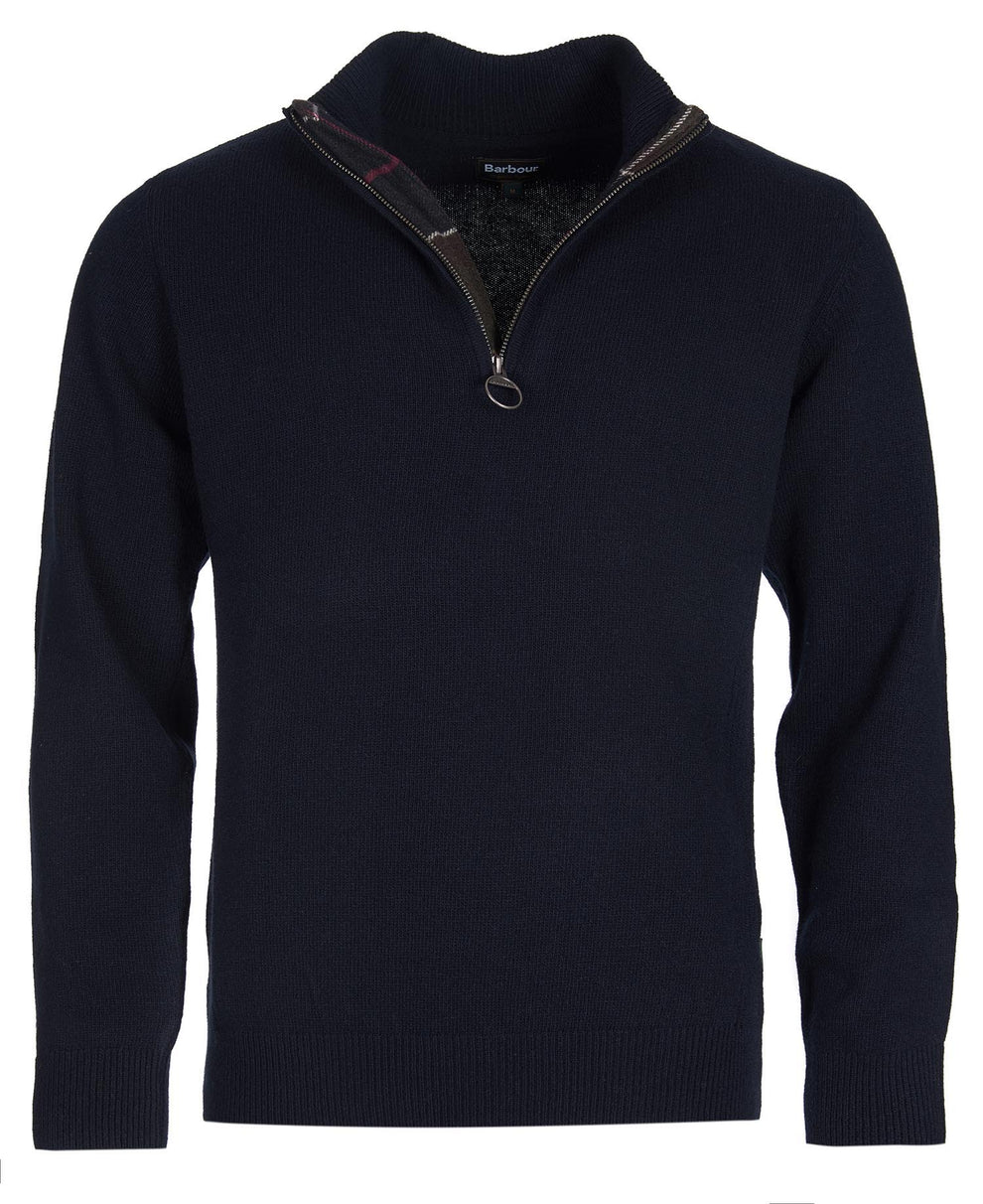 Barbour M Holden Half Zip Navy