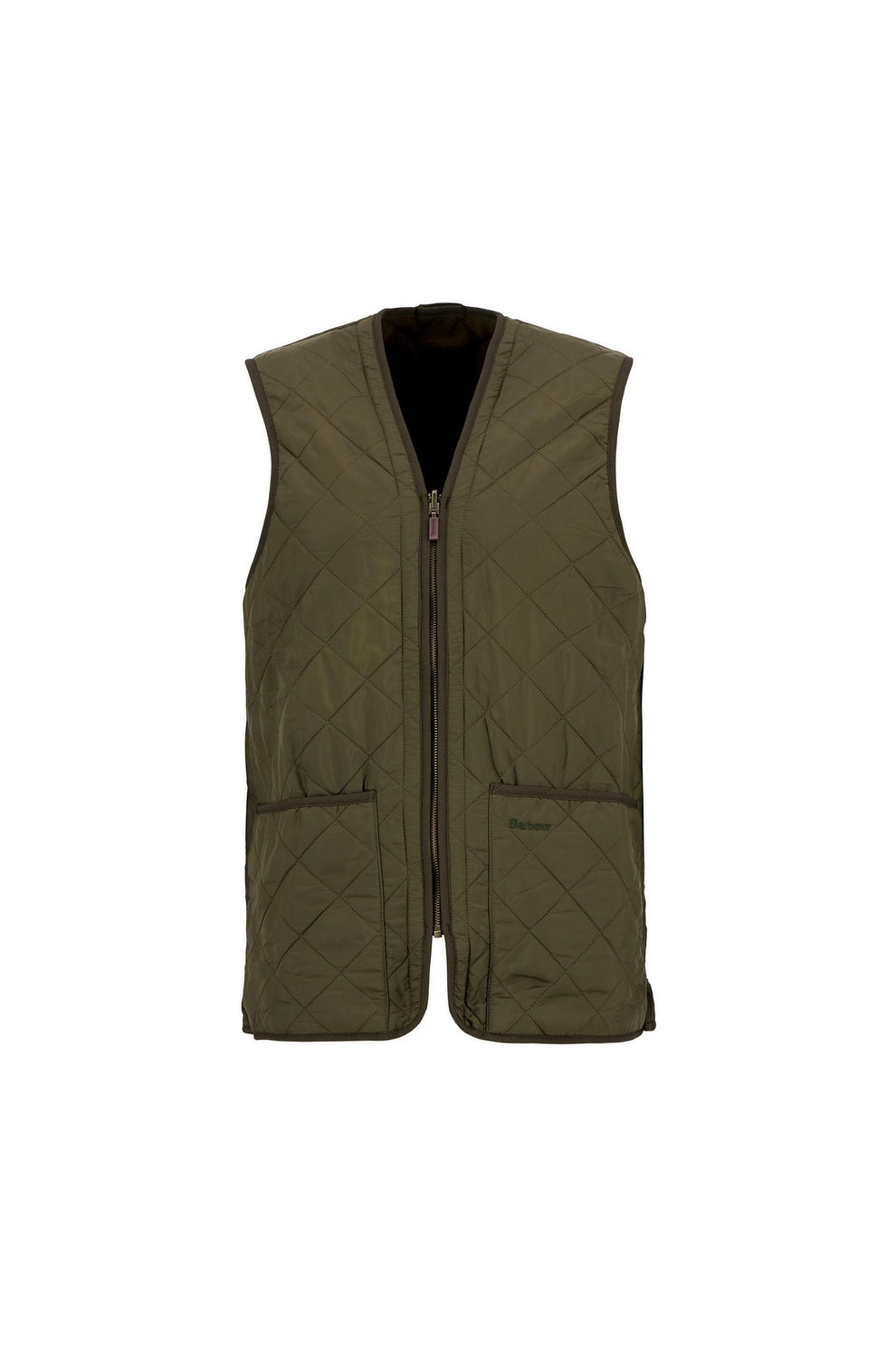 Barbour M Polarquilt Waistcoat Zip Olive