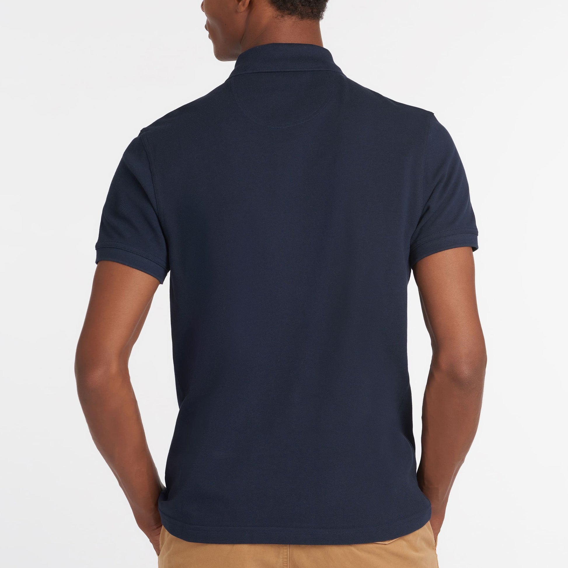 Barbour M Sports Polo Navy Olive