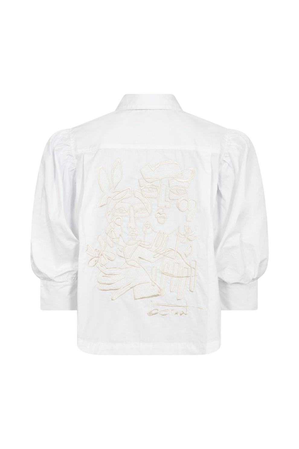 Mos Mosh Mmadjao Bernat Emb Shirt White