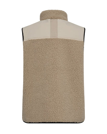 Mos Mosh Mmrowe Eli Teddy Vest Feather Gray