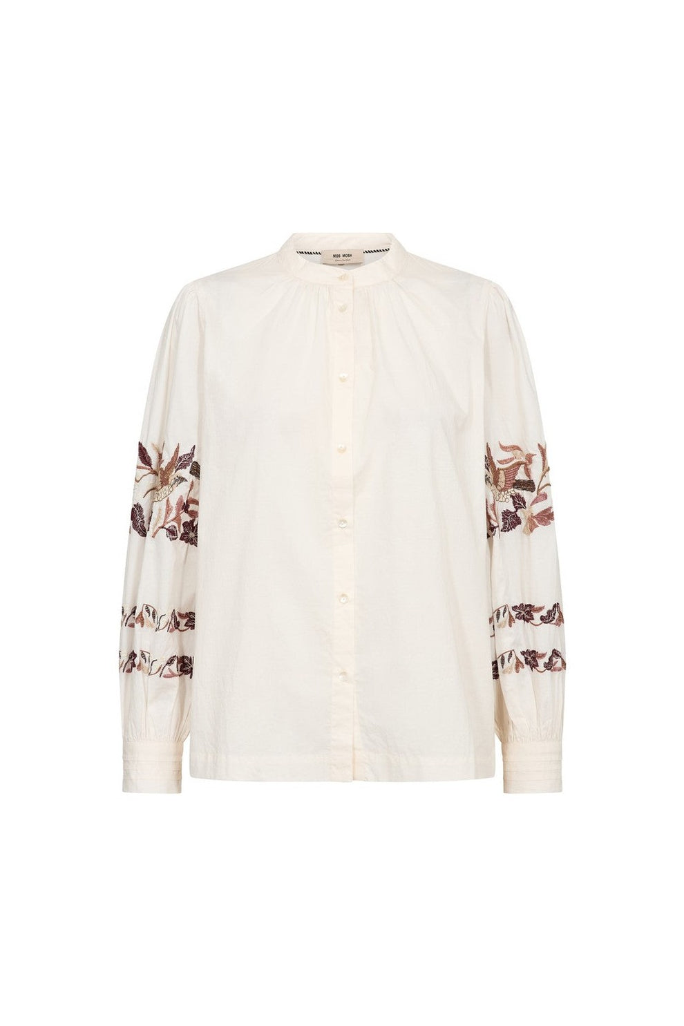 Mos Mosh Mmnotto Embroid Shirt Ecru