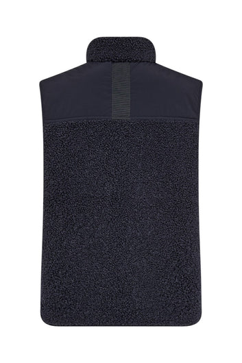 Mos Mosh Mmrowe Eli Teddy Vest Salute Navy