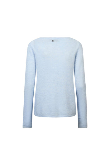 Mos Mosh Mmmape Sophia V-Neck Knit Skyway