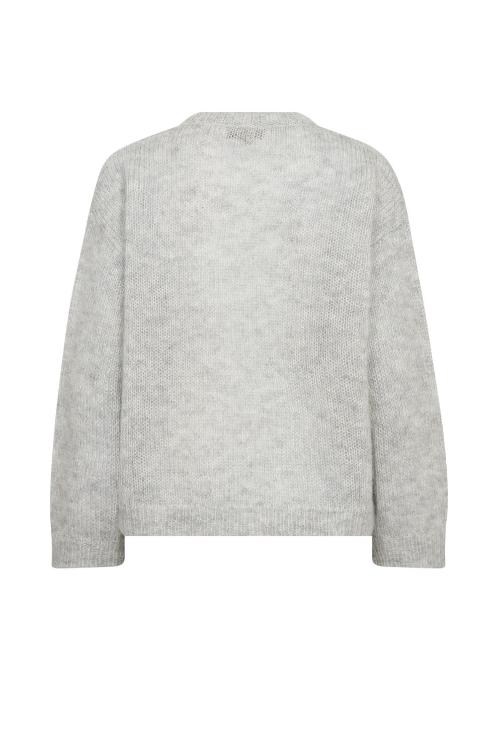 Mos Mosh Mmaroa Bernat Emb Knit Light Grey Melange