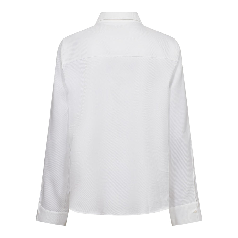 Mos Mosh Ayen Stripe Shirt White