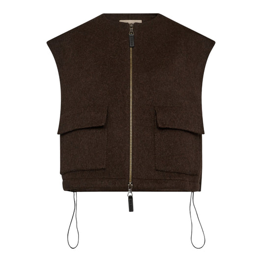 Mos Mosh Mmelise Loisa Wool Vest Delicioso