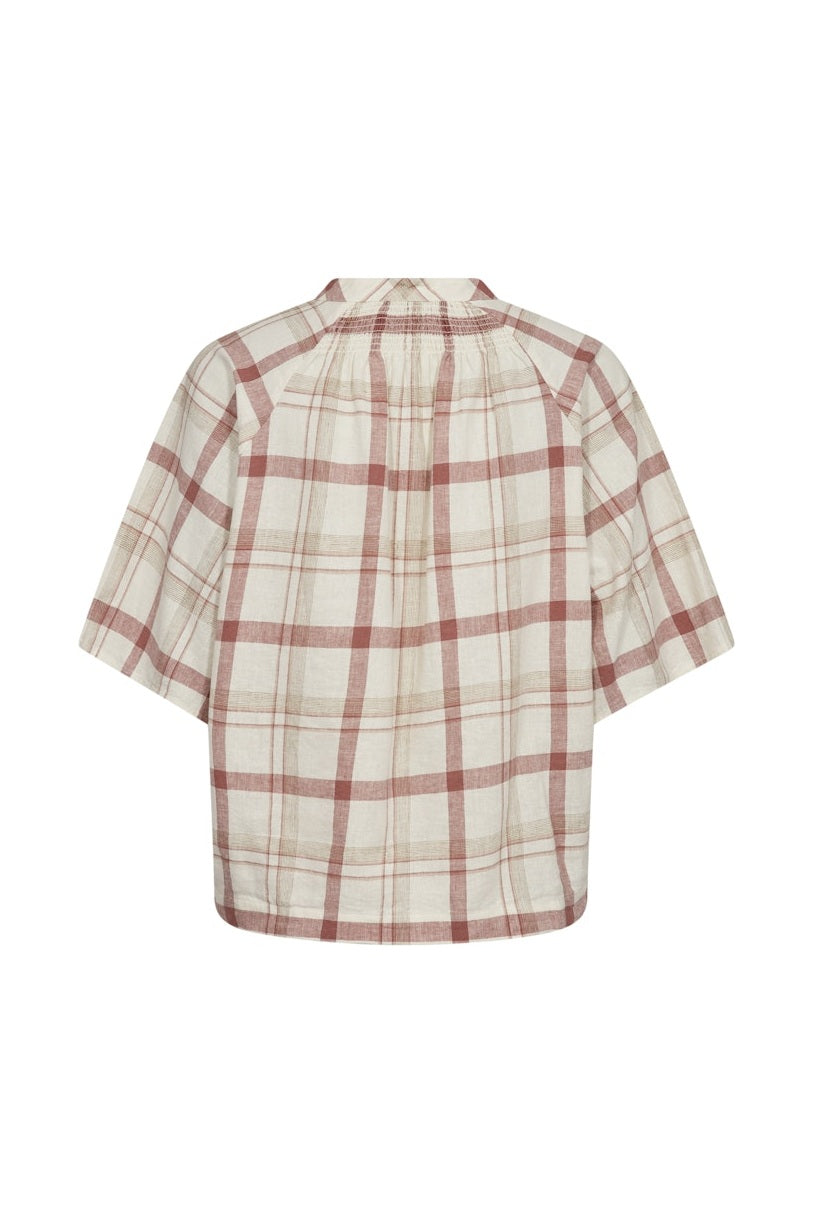 Mos Mosh Mmassia Check Shirt Cowhide