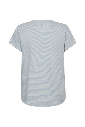 Mos Mosh Mmcamp O-Ss Stripe Tee Skyway