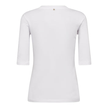 Mos Mosh Mmmali O-Neck 3/4 Sleeve Tee White