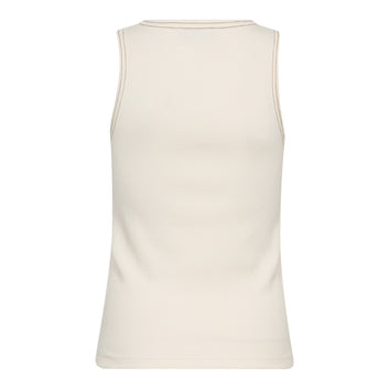 Mos Mosh Mmara Rib Tank Top Ecru