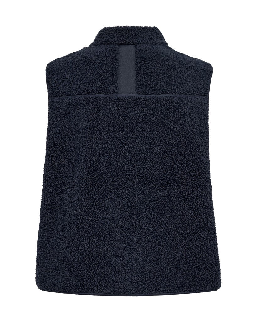 Mos Mosh W Rowe Teddy Waistcoat Salute Navy