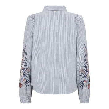 Mos Mosh Mmciu Oxfo Shirt Crown Blue