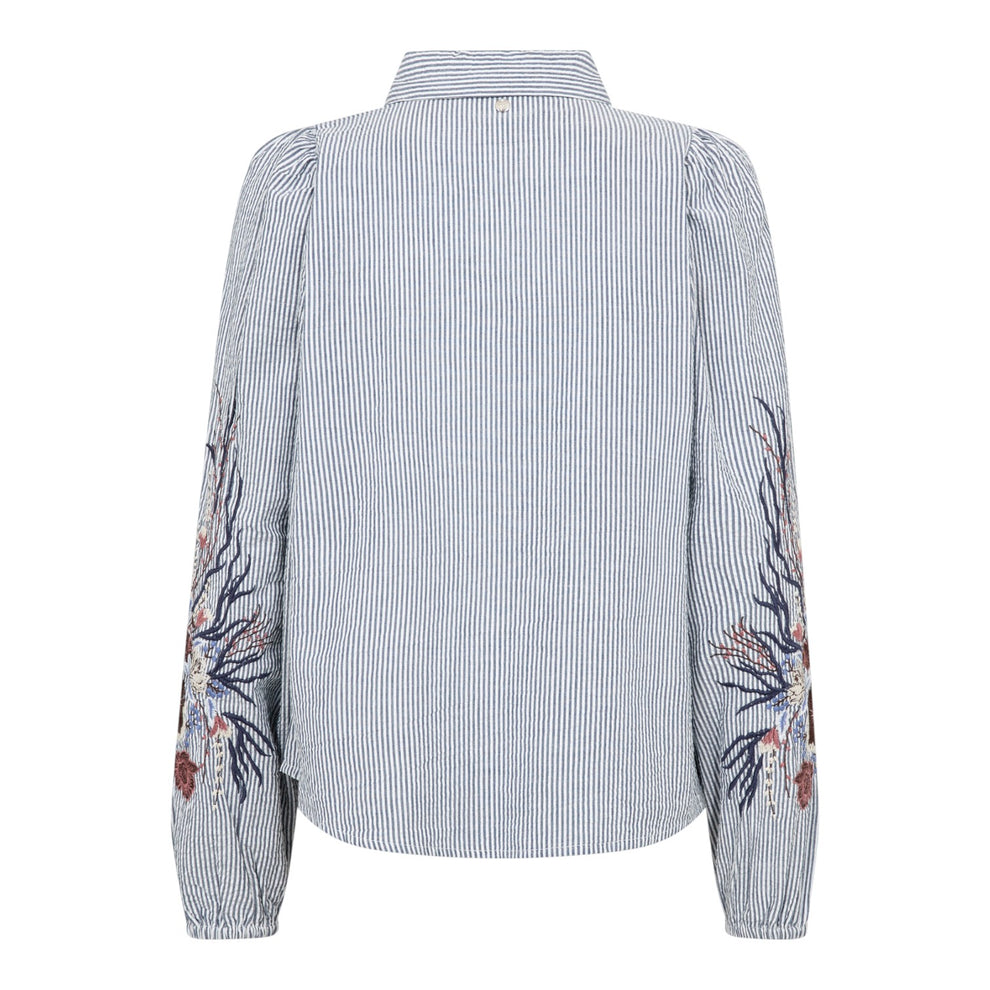 Mos Mosh Mmciu Oxfo Shirt Crown Blue