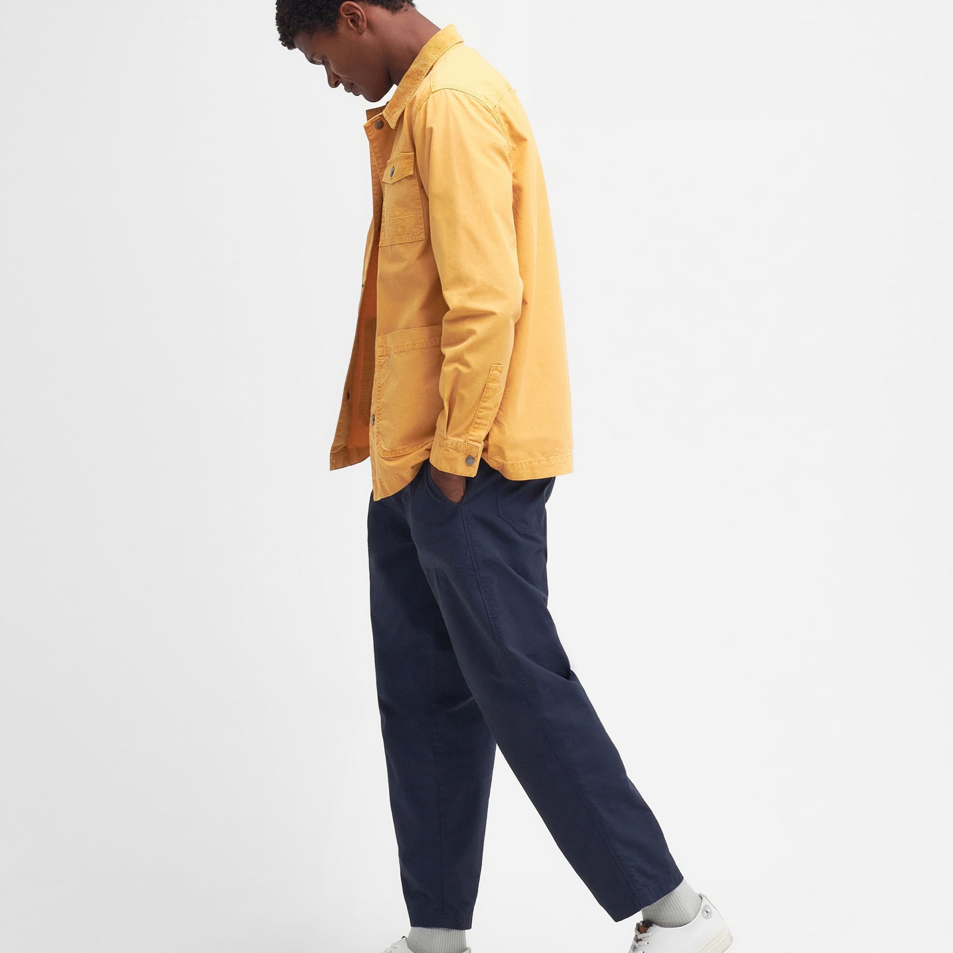 Barbour M Grindle Oshirt Camber Yellow