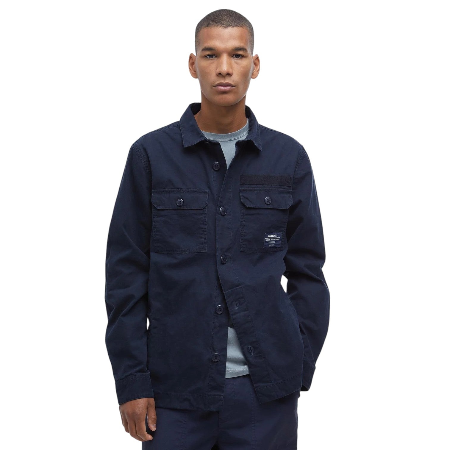 Barbour M Bidlam Overshirt Navy