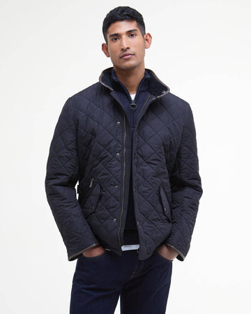 Barbour M Powell Quilt Navy