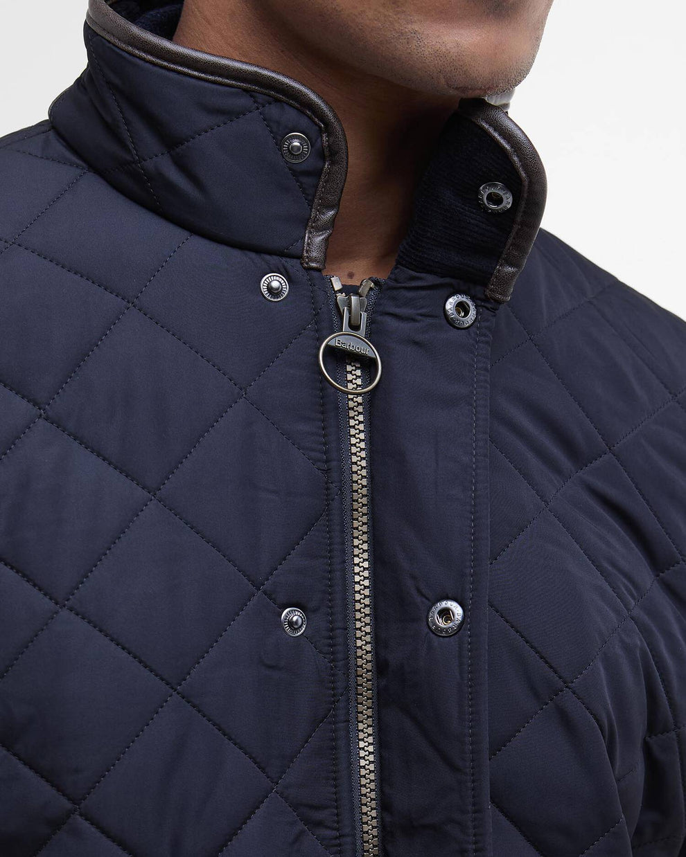 Barbour M Powell Quilt Navy