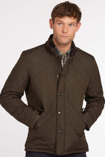 Barbour M Powell Quilt Olive