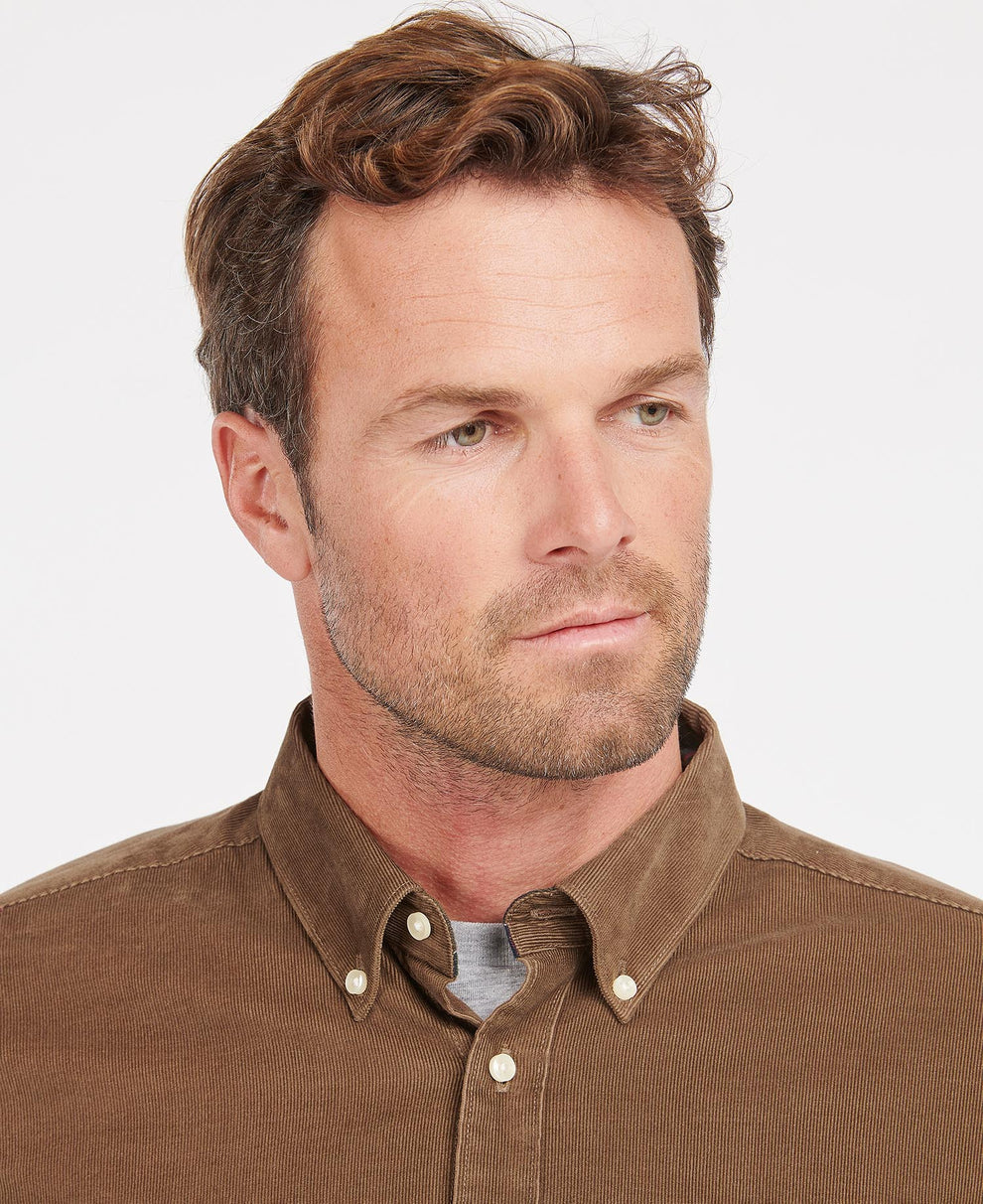 Barbour M Ramsey Tailored Skjorte Brown