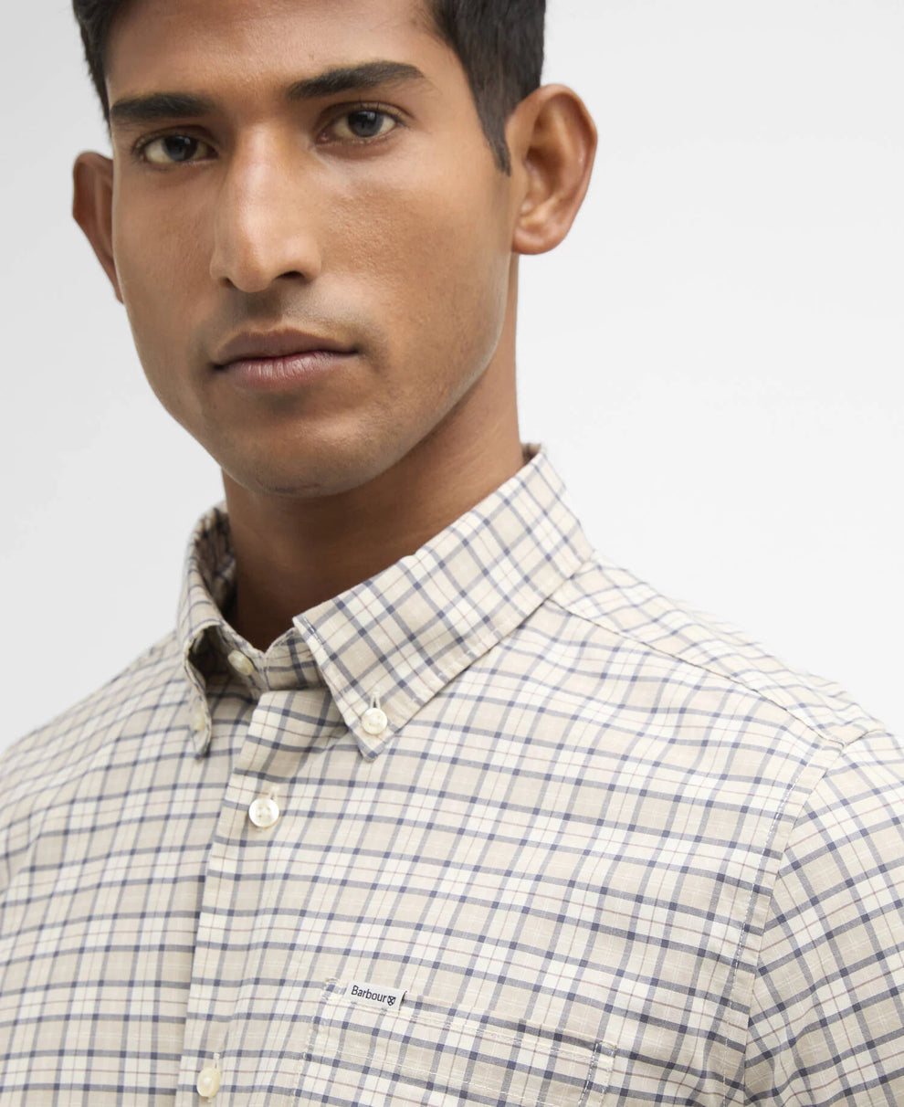 Barbour Lomond Shirt Oban Mist Tarta