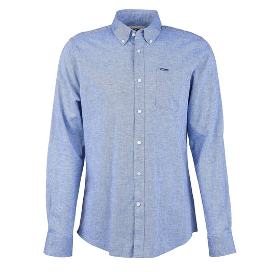 Barbour M Nelson Tailored Shirt Blue