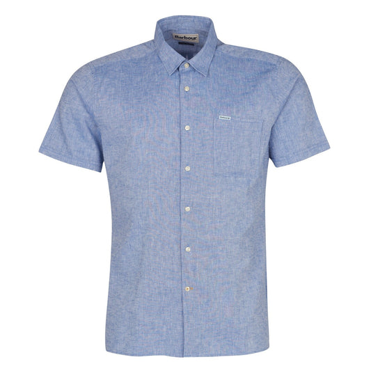 Barbour M Nel S/S Sum Shirt Blue