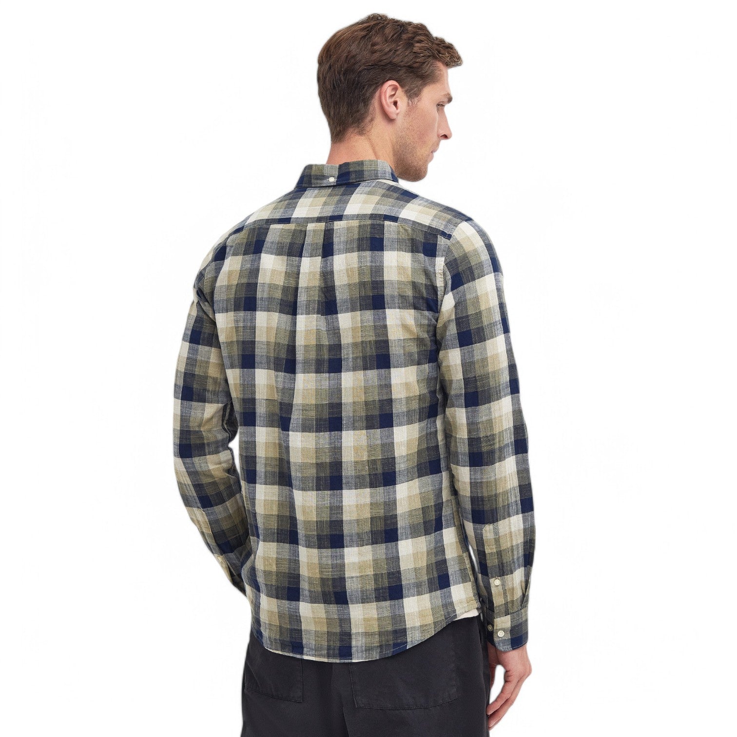 Barbour M Hilllroad Shirt Olive