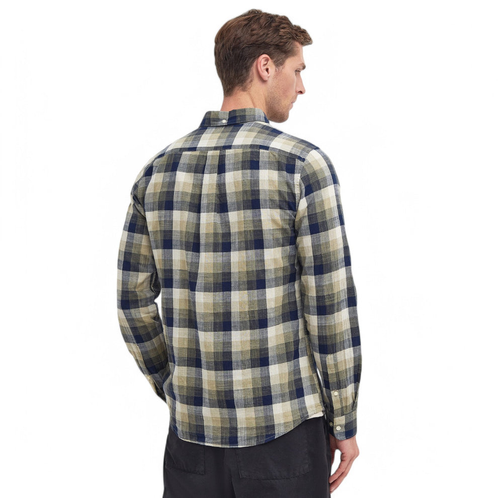 Barbour M Hilllroad Shirt Olive
