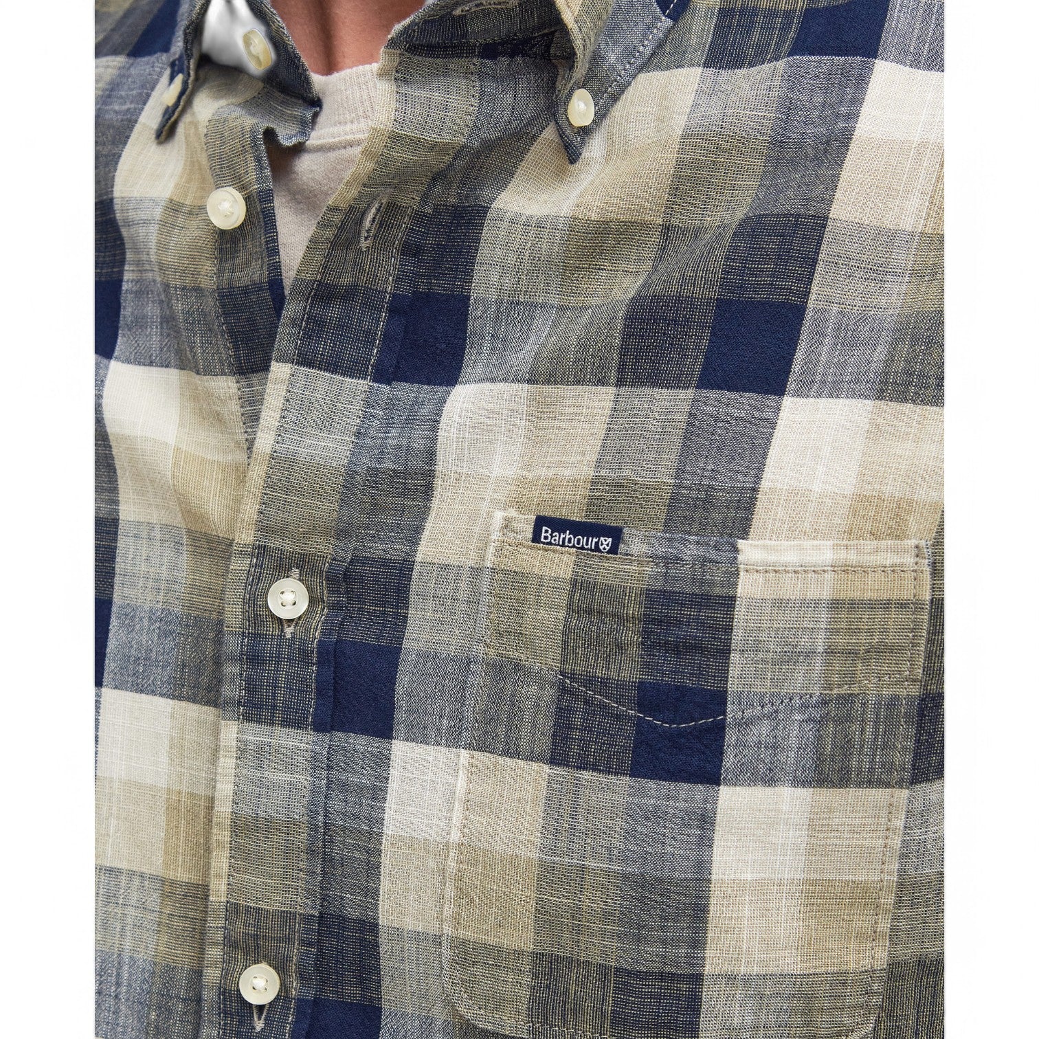 Barbour M Hilllroad Shirt Olive