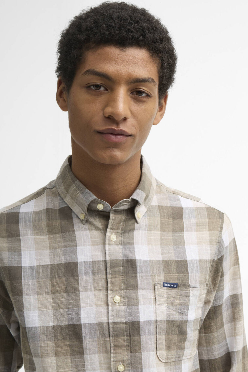 Barbour Hillroad Shirt Stone