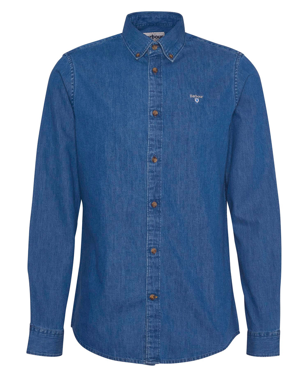 Barbour Crest Skjorte Chambray