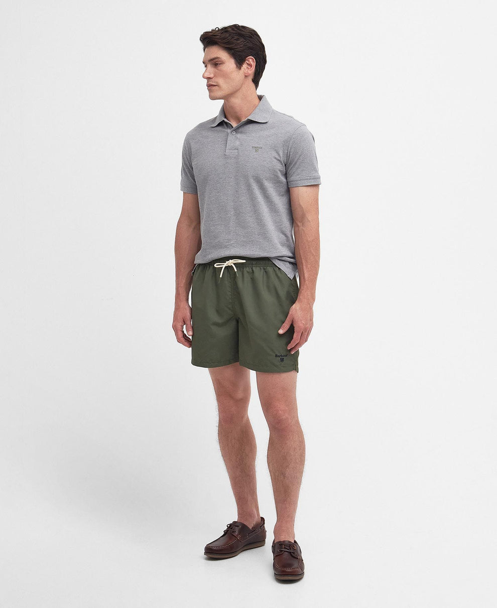 Barbour M Stable Logo Swim Short Olive