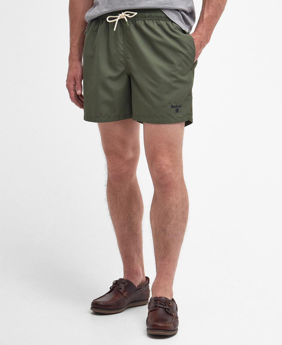 Barbour M Stable Logo Swim Short Olive