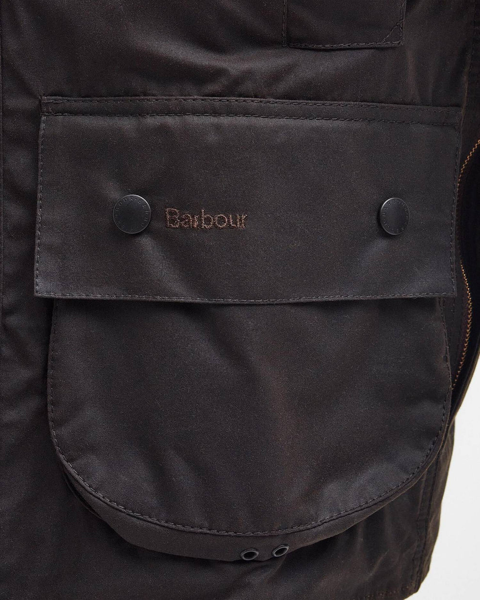 Barbour M Classic Beaufort Vokset Jakke Olive
