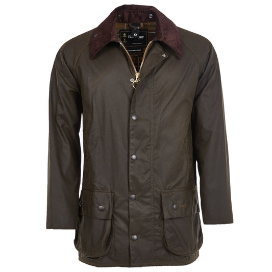 Barbour M Classic Beaufort Vokset Jakke Grøn