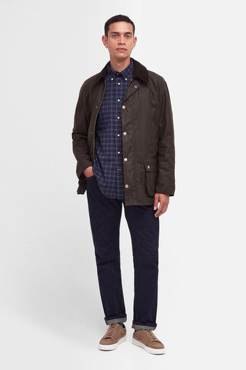 Barbour M Ashby Wax Jakke Olive