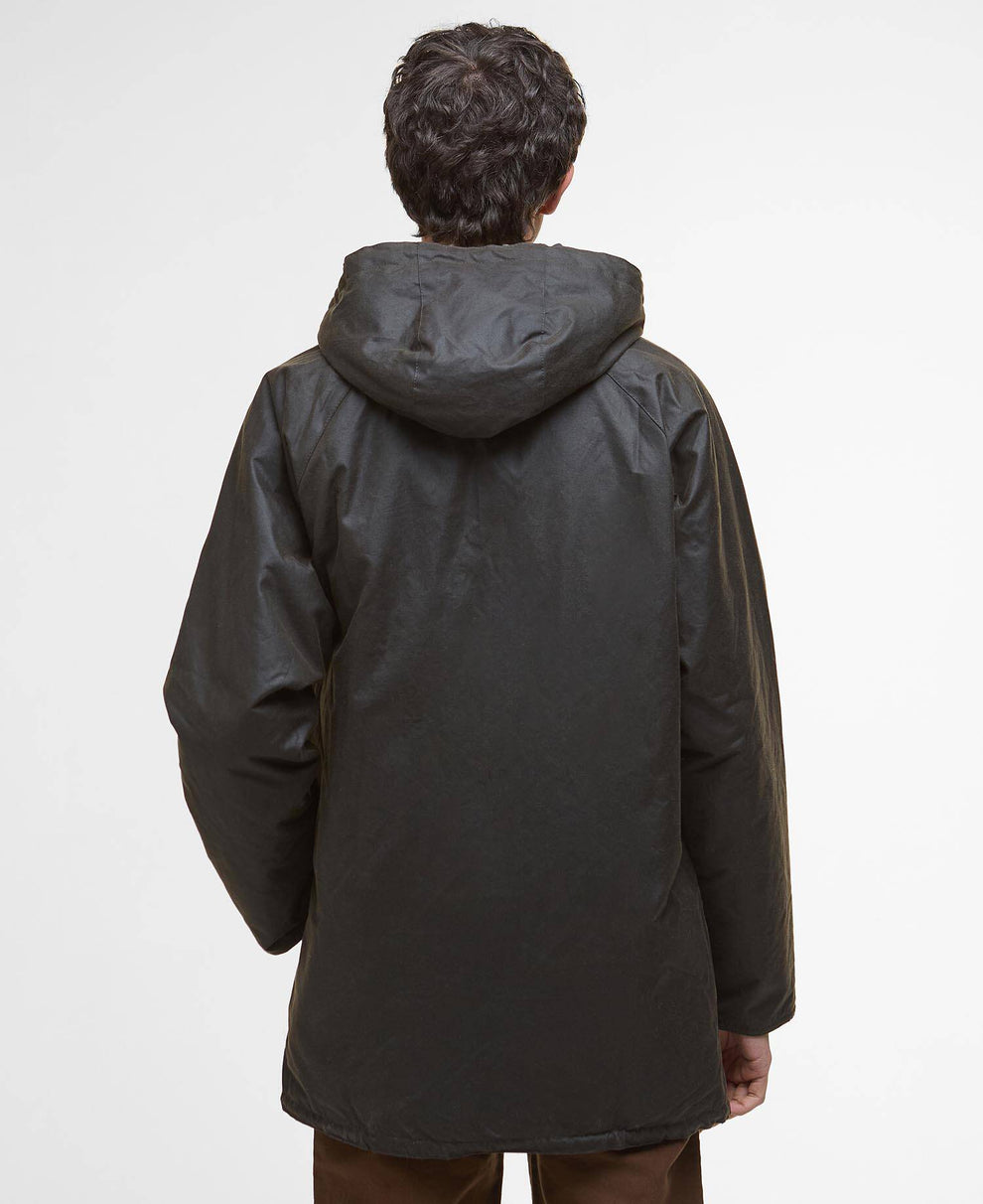 Barbour M Bedale Wax Parka Olive