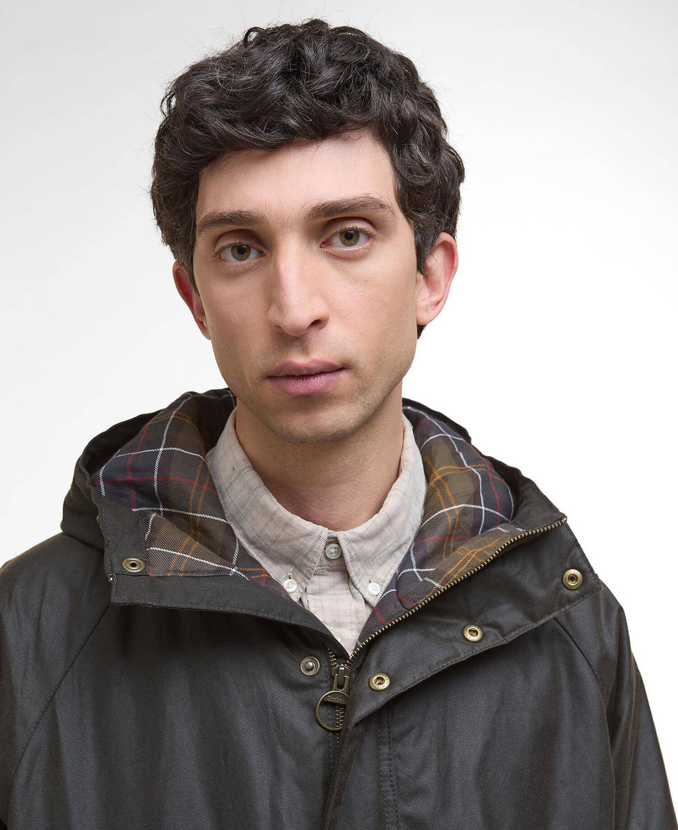 Barbour M Bedale Wax Parka Olive
