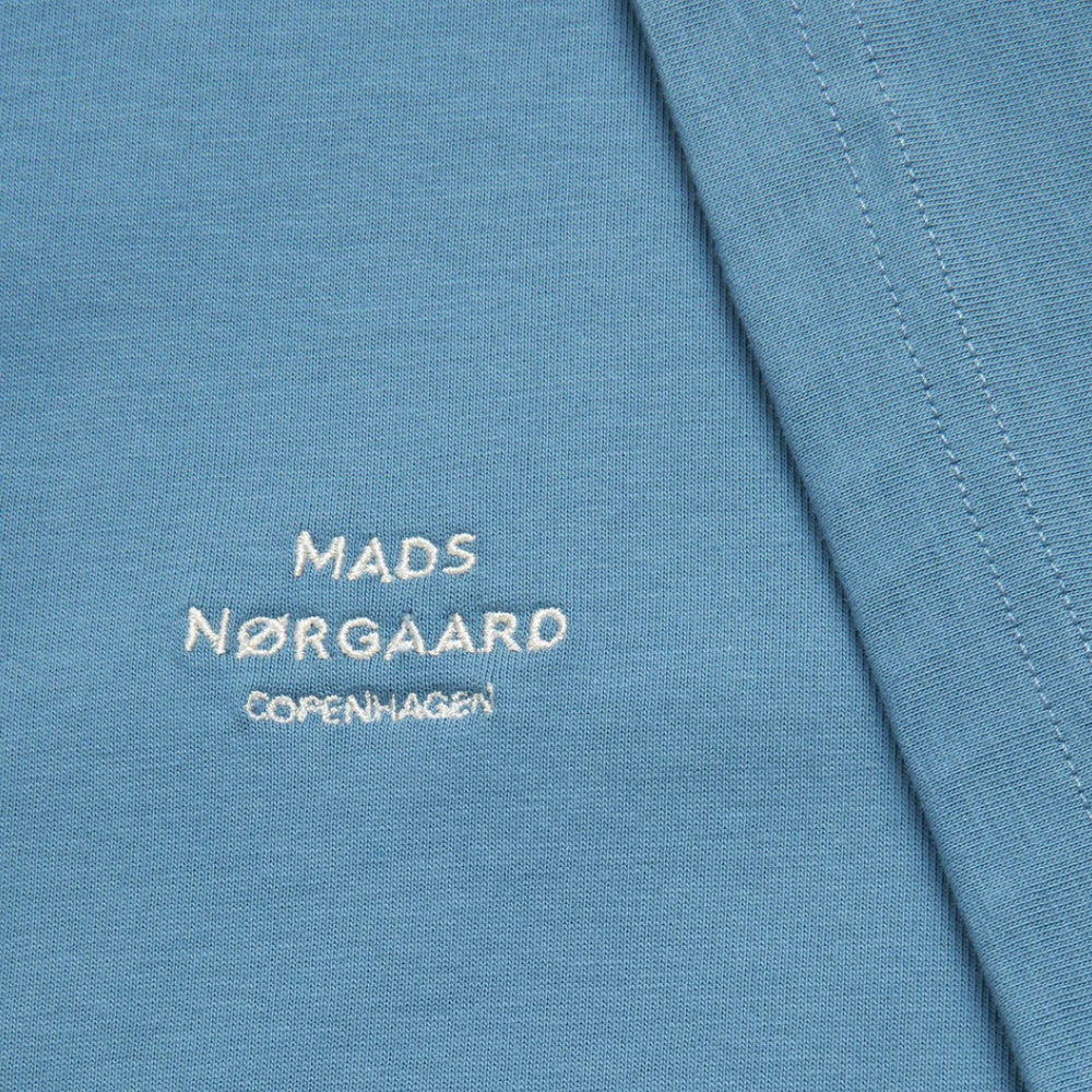 Mads Nørgaard M Cotton Jersey Frode Emb Logo Tee Captains Blue