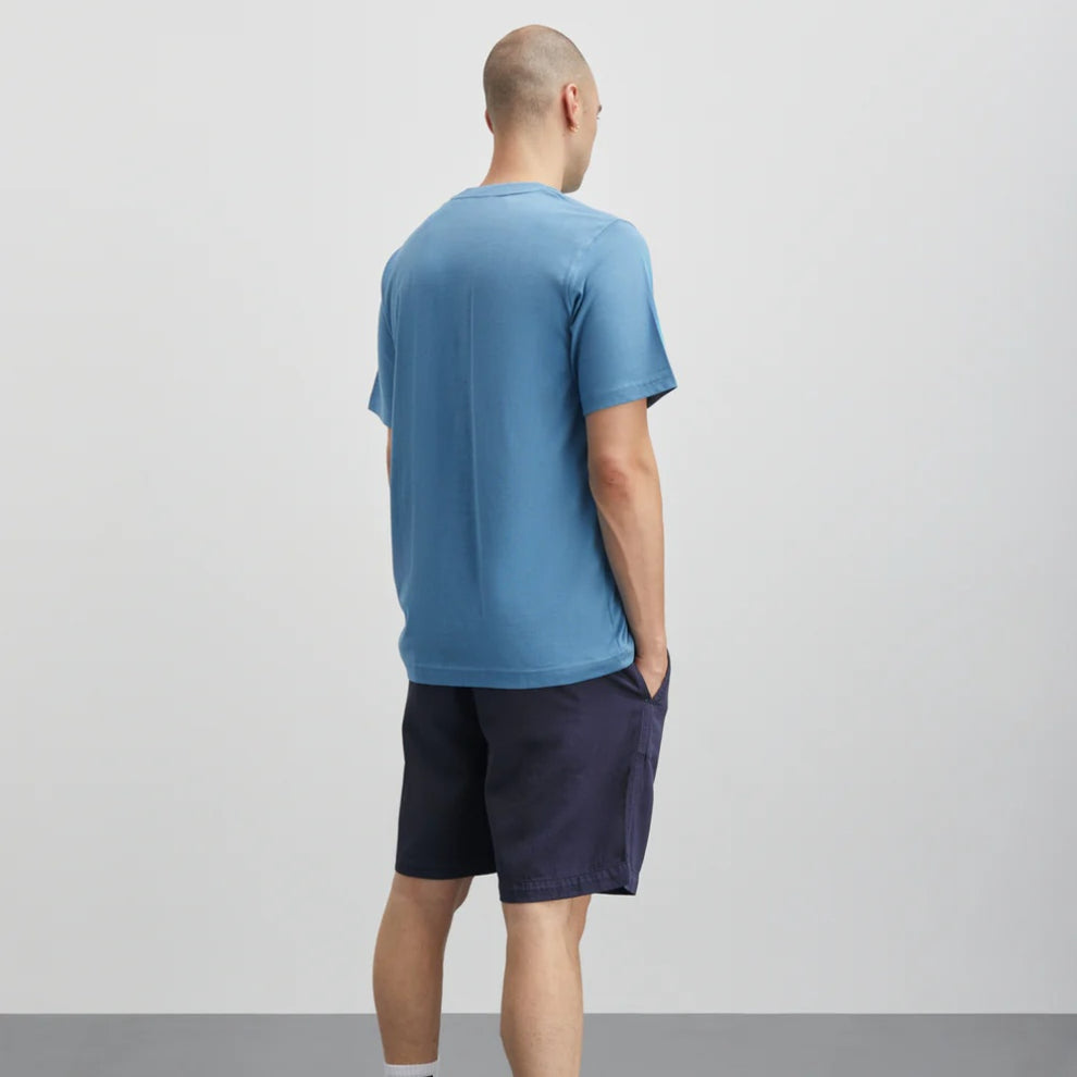 Mads Nørgaard M Cotton Jersey Frode Emb Logo Tee Captains Blue