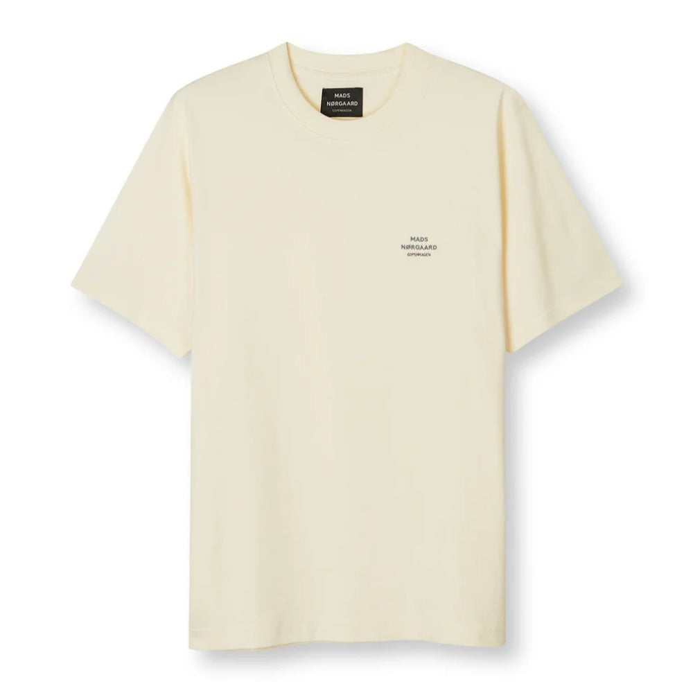 Mads Nørgaard M Cotton Jersey Frode Emb Logo Tee Vanilla Ice