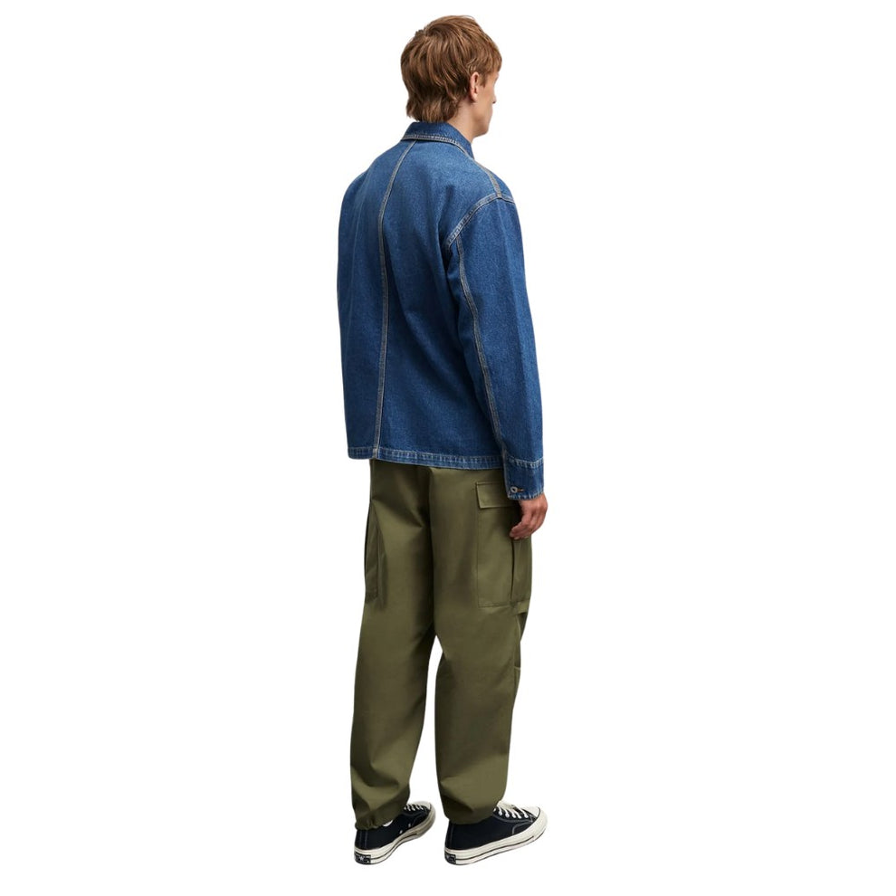 Mads Nørgaard M Texas Chore Jacket Blue Wash