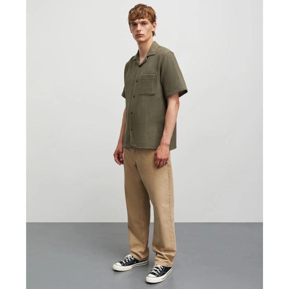 Mads Nørgaard M Texture Kenji Shirt Kalamata