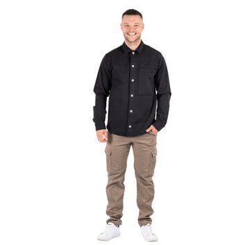 Marcus Ike Col. Overshirt Skjorte Black