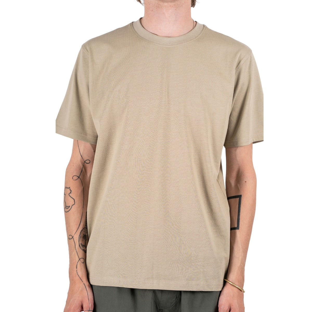 Marcus Joss Ss T-Shirt Sand Rock